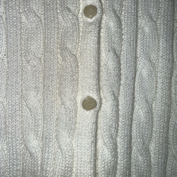 Polo Ralph Lauren Girls Cable Knit Cardigan – 100% Cotton - Picture 11 of 12